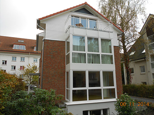 Ein Mehrfamilienhaus in Hamburg-Fuhlsbüttel